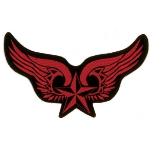 Generic - Winged Nautical Star Standard Patch in the group OTHER / Merchandise at Bengans Skivbutik AB (5537886)
