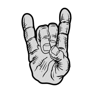 Generic - Devil Horns Standard Patch in the group OTHER / Merchandise at Bengans Skivbutik AB (5537892)