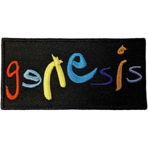 Genesis - Logo Woven Patch in the group MERCHANDISE / Merch / Pop-Rock at Bengans Skivbutik AB (5537898)