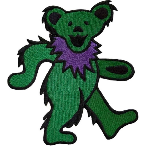 Grateful Dead - Green Dancing Bear Woven Patch in the group MERCHANDISE / Patch / Pop-Rock at Bengans Skivbutik AB (5537918)