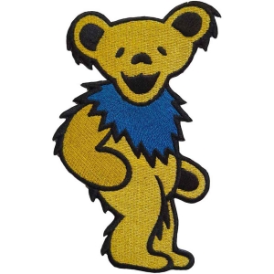 Grateful Dead - Yellow Dancing Bear Woven Patch in the group MERCHANDISE / Patch / Pop-Rock at Bengans Skivbutik AB (5537922)