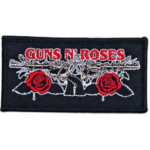 Guns N Roses - Vintage Pistols Woven Patch in the group MERCHANDISE / Merch / Hårdrock at Bengans Skivbutik AB (5537937)
