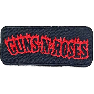 Guns N Roses - Flames Woven Patch in the group MERCHANDISE / Merch / Hårdrock at Bengans Skivbutik AB (5537939)