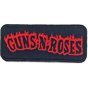 Guns N Roses - Flames Woven Patch in the group MERCHANDISE / Patch / Heavy Metal at Bengans Skivbutik AB (5537939)