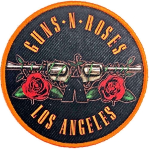 Guns N Roses - Los Angeles Orange Printed Patch in the group MERCHANDISE / Merch / Hårdrock at Bengans Skivbutik AB (5537944)