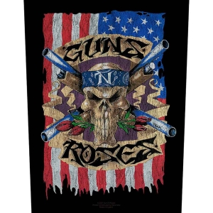 Guns N Roses - Flag Back Patch in the group MERCHANDISE / Merch / Hårdrock at Bengans Skivbutik AB (5537947)