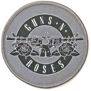 Guns N Roses - White Circle Logo Printed Patch in the group MERCHANDISE / Merch / Hårdrock at Bengans Skivbutik AB (5537950)