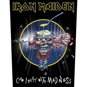 Iron Maiden - Can I Play With Madness Back Patch in the group MERCHANDISE / Patch / Heavy Metal at Bengans Skivbutik AB (5537982)