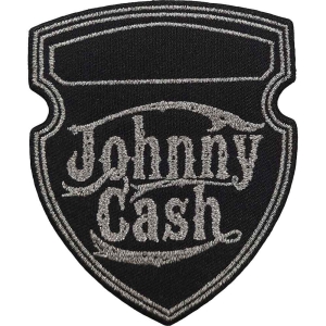 Johnny Cash - Metallic Shield Woven Patch in the group MERCHANDISE / Patch / Country at Bengans Skivbutik AB (5538020)