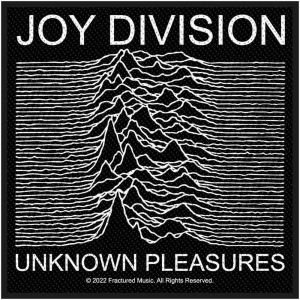 Joy Division - Unknown Pleasures Standard Patch in the group MERCHANDISE / Merch / Punk at Bengans Skivbutik AB (5538023)