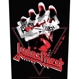Judas Priest - Bristish Steel Vintage Back Patch in the group MERCHANDISE / Merch / Hårdrock at Bengans Skivbutik AB (5538026)