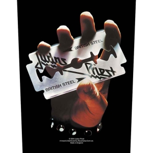Judas Priest - British Steel Back Patch in the group MERCHANDISE / Merch / Hårdrock at Bengans Skivbutik AB (5538027)