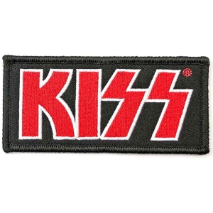 Kiss - Red Logo Woven Patch in the group MERCHANDISE / Patch / Heavy Metal at Bengans Skivbutik AB (5538042)