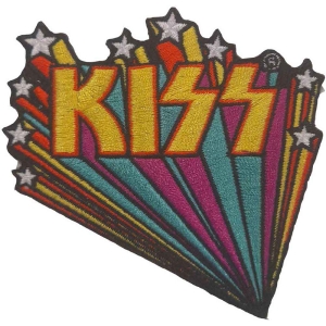 Kiss - Star Banners Woven Patch in the group MERCHANDISE / Patch / Heavy Metal at Bengans Skivbutik AB (5538048)