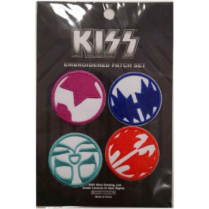 Kiss - Mini Icons Woven Patch in the group MERCHANDISE / Patch / Heavy Metal at Bengans Skivbutik AB (5538053)