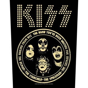 Kiss - Hailing From Nyc Back Patch in the group MERCHANDISE / Patch / Heavy Metal at Bengans Skivbutik AB (5538054)