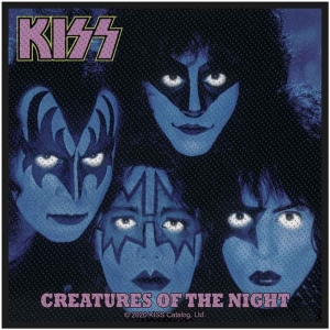 Kiss - Creatures Of The Night Standard Patch in the group MERCHANDISE / Merch / Hårdrock at Bengans Skivbutik AB (5538056)