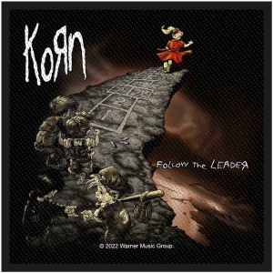 Korn - Follow The Leader Standard Patch in the group MERCHANDISE / Patch / Heavy Metal at Bengans Skivbutik AB (5538061)