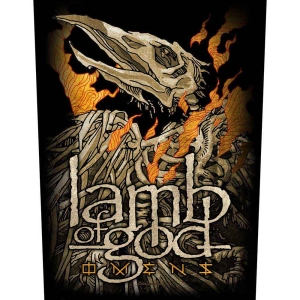 Lamb Of God - Omens Back Patch in the group MERCHANDISE / Merch / Hårdrock at Bengans Skivbutik AB (5538075)