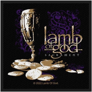 Lamb Of God - Sacrament Standard Patch in the group MERCHANDISE / Patch / Heavy Metal at Bengans Skivbutik AB (5538076)