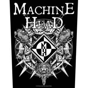 Machine Head - Crest With Swords Back Patch in the group MERCHANDISE / Merch / Hårdrock at Bengans Skivbutik AB (5538087)