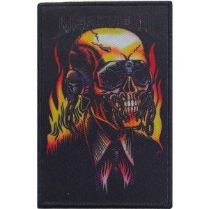 Megadeth - Flaming Vic Printed Patch in the group MERCHANDISE / Patch / Heavy Metal at Bengans Skivbutik AB (5538100)