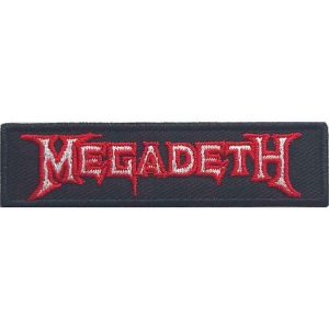 Megadeth - Logo Outline Woven Patch in the group MERCHANDISE / Merch / Hårdrock at Bengans Skivbutik AB (5538102)