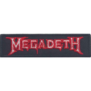 Megadeth - Logo Outline Woven Patch in the group MERCHANDISE / Patch / Heavy Metal at Bengans Skivbutik AB (5538102)