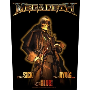 Megadeth - The Sick, The Dying And The Dead Back Patch in the group MERCHANDISE / Merch / Hårdrock at Bengans Skivbutik AB (5538109)