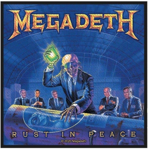 Megadeth - Rust In Peace Standard Patch in the group MERCHANDISE / Patch / Heavy Metal at Bengans Skivbutik AB (5538112)