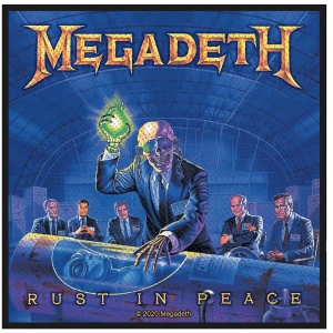 Megadeth - Rust In Peace Standard Patch in the group MERCHANDISE / Patch / / at Bengans Skivbutik AB (5538112)