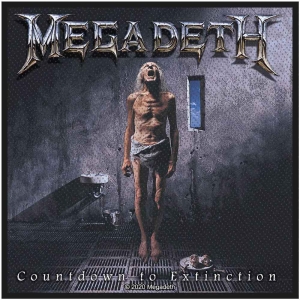 Megadeth - Countdown To Extinction Standard Patch in the group MERCHANDISE / Merch / Hårdrock at Bengans Skivbutik AB (5538113)