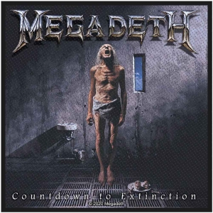 Megadeth - Countdown To Extinction Standard Patch in the group MERCHANDISE / Patch / Heavy Metal at Bengans Skivbutik AB (5538113)