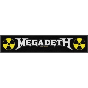 Megadeth - Logo Super Strip Patch in the group MERCHANDISE / Merch / Hårdrock at Bengans Skivbutik AB (5538115)