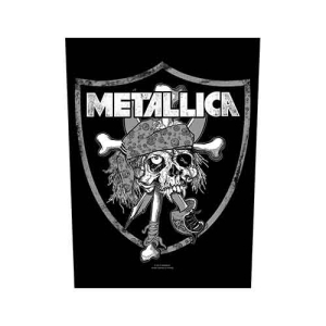 Metallica - Raiders Skull Back Patch in the group MERCHANDISE / Merch / Hårdrock at Bengans Skivbutik AB (5538122)