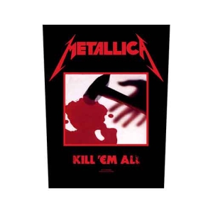 Metallica - Kill 'Em All Back Patch in the group MERCHANDISE / Patch / Heavy Metal at Bengans Skivbutik AB (5538124)