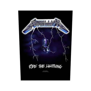 Metallica - Ride The Lightning Back Patch in the group MERCHANDISE / Patch / Heavy Metal at Bengans Skivbutik AB (5538125)
