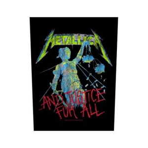 Metallica - And Justice For All Back Patch in the group MERCHANDISE / Merch / Hårdrock at Bengans Skivbutik AB (5538127)