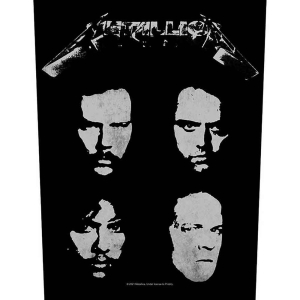 Metallica - Black Album Back Patch in the group MERCHANDISE / Merch / Hårdrock at Bengans Skivbutik AB (5538141)