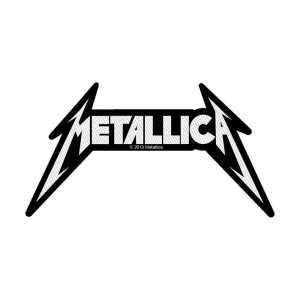 Metallica - Shaped Logo Standard Patch in the group MERCHANDISE / Patch / Heavy Metal at Bengans Skivbutik AB (5538145)
