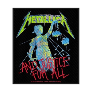 Metallica - And Justice For All Standard Patch in the group MERCHANDISE / Patch / Heavy Metal at Bengans Skivbutik AB (5538148)