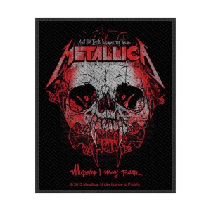 Metallica - Wherever I May Roam 2013 Standard Patch in the group MERCHANDISE / Patch / Heavy Metal at Bengans Skivbutik AB (5538149)