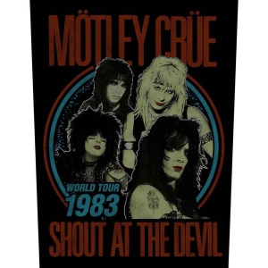 Motley Crue - Shout At The Devil Back Patch in the group MERCHANDISE / Patch / Heavy Metal at Bengans Skivbutik AB (5538170)