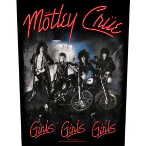 Motley Crue - Girls, Girls, Girls Back Patch in the group MERCHANDISE / Patch / Heavy Metal at Bengans Skivbutik AB (5538172)