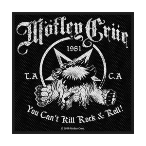 Motley Crue - You Can't Kill Rock N Roll Standard Patc in the group MERCHANDISE / Merch / Hårdrock at Bengans Skivbutik AB (5538176)