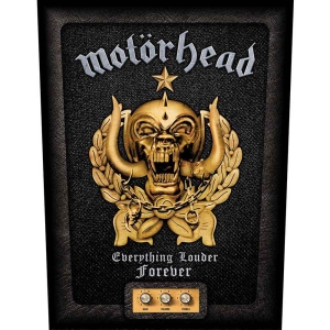 Motorhead - Everything Louder Forever Back Patch in the group MERCHANDISE / Patch / Heavy Metal at Bengans Skivbutik AB (5538189)