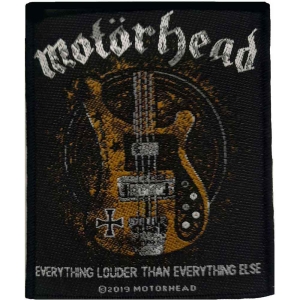 Motorhead - Lemmy's Bass Standard Patch in the group MERCHANDISE / Patch / Heavy Metal at Bengans Skivbutik AB (5538205)