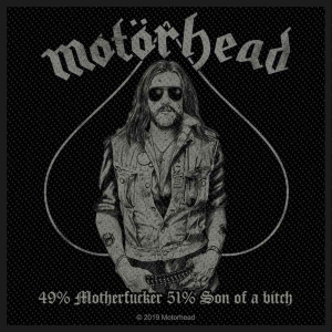 Motorhead - 49% Motherfucker Standard Patch in the group MERCHANDISE / Patch / Heavy Metal at Bengans Skivbutik AB (5538206)