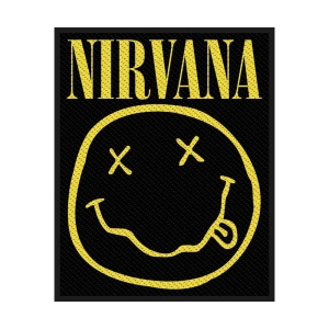 Nirvana - Smiley Standard Patch in the group MERCHANDISE / Merch / Hårdrock at Bengans Skivbutik AB (5538228)