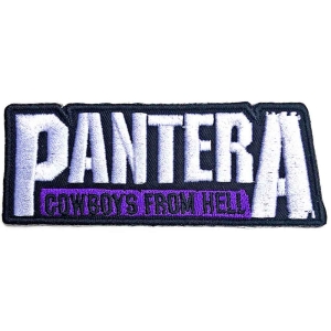 Pantera - Cowboys From Hell Woven Patch in the group MERCHANDISE / Patch / Heavy Metal at Bengans Skivbutik AB (5538244)